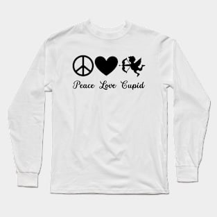 Peace Love Cupid Long Sleeve T-Shirt